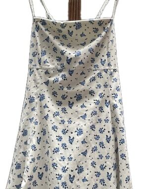 Blogilates Everything Dress- Blue/Cream